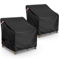 KylinLucky Large Waterproof Chair Covers Outdoor - Patio Chair Cover Waterproof Fits up to 37W x 40D x 30H inches Windproof Prot