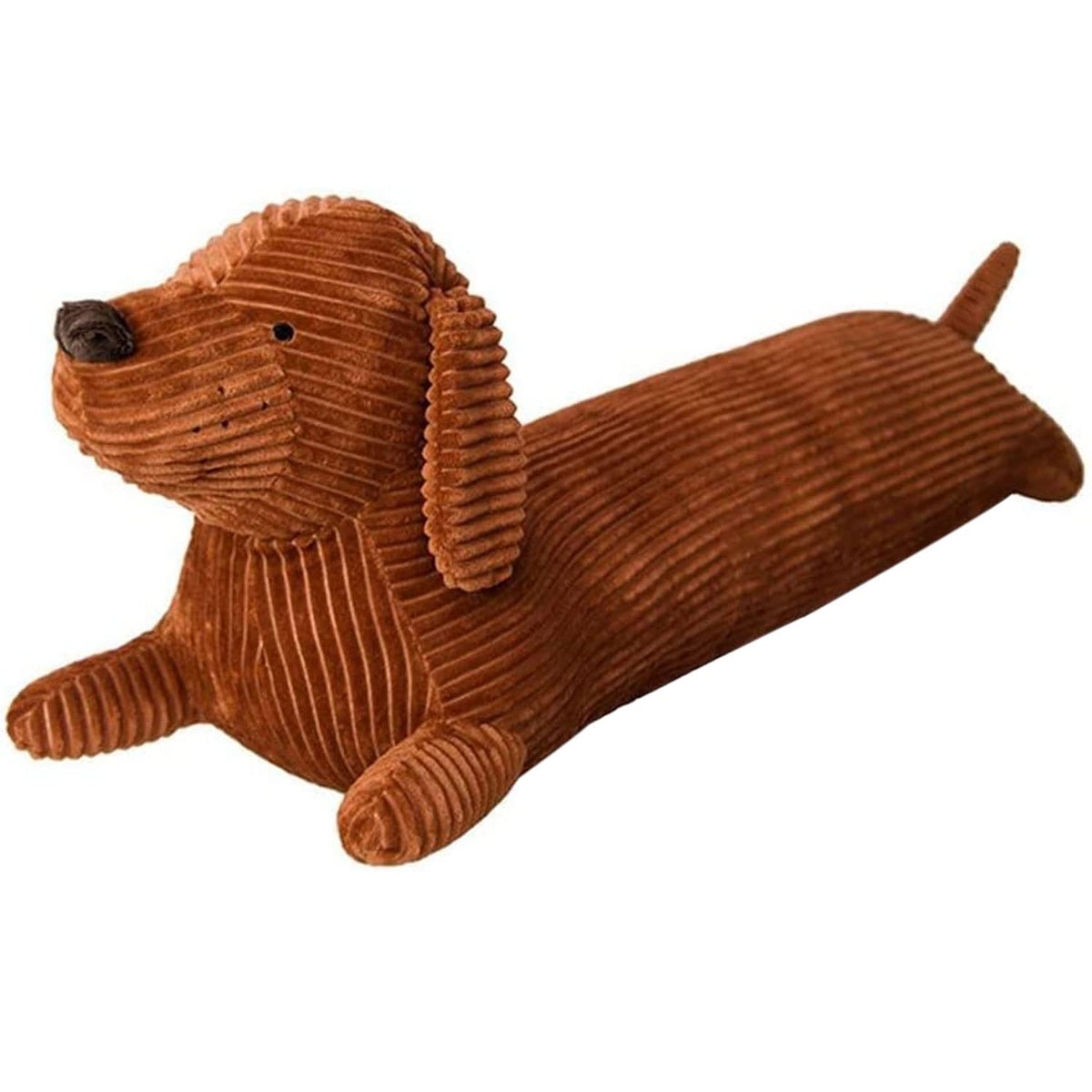 Ponjauk 43 Dachshund Plush Long Pillow Brown Dog Body Pillow Animal Doll Cartoon Body Sleeping Hugging Long Pillows Stuffed Toy