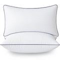 Yettbea Throw Pillows Insert, 12' X 20' Set Of 2, Decorative For Couch, Sofa Or Bed With Premium Down Alternative Filled, Whit