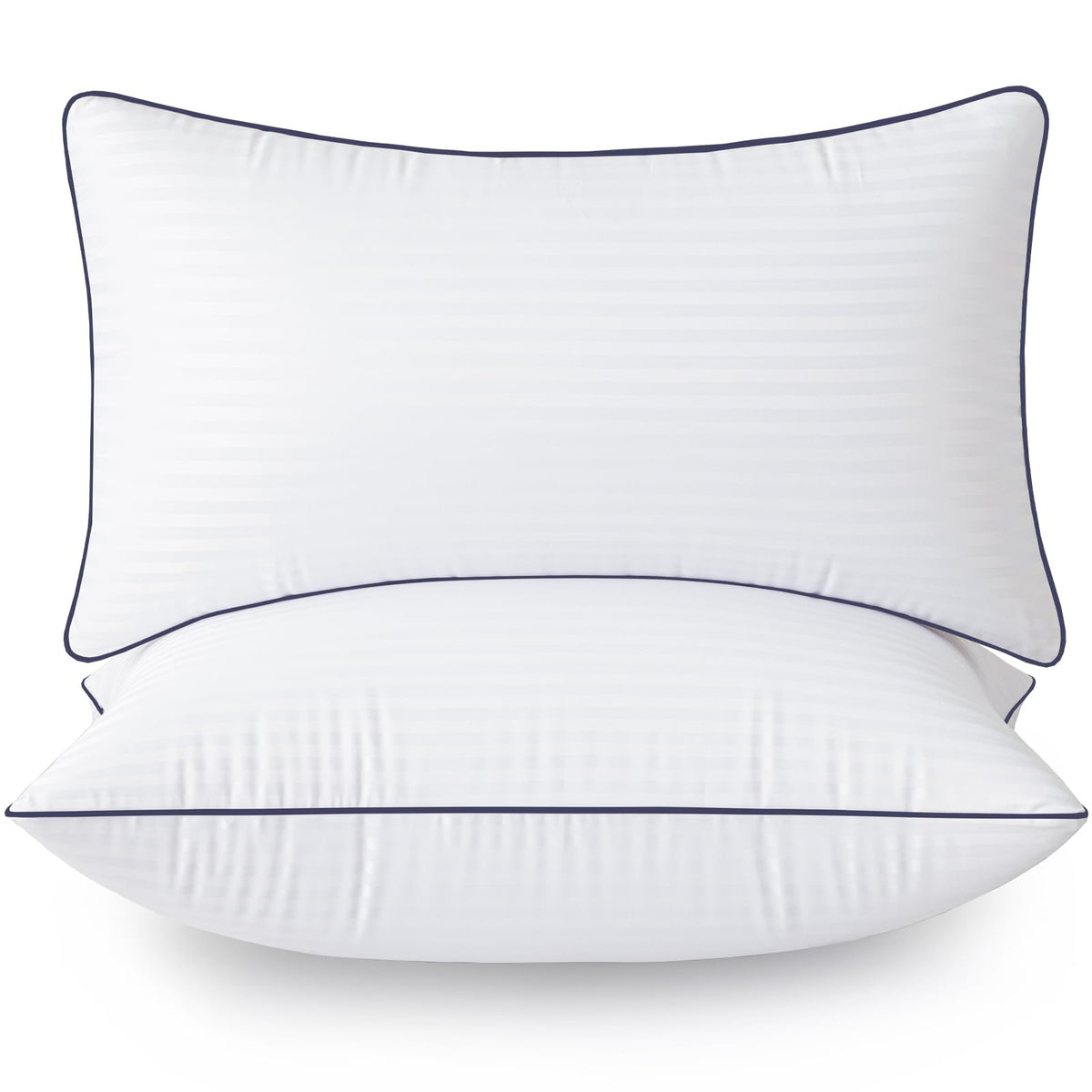 Yettbea Throw Pillows Insert, 12' X 20' Set Of 2, Decorative For Couch, Sofa Or Bed With Premium Down Alternative Filled, Whit
