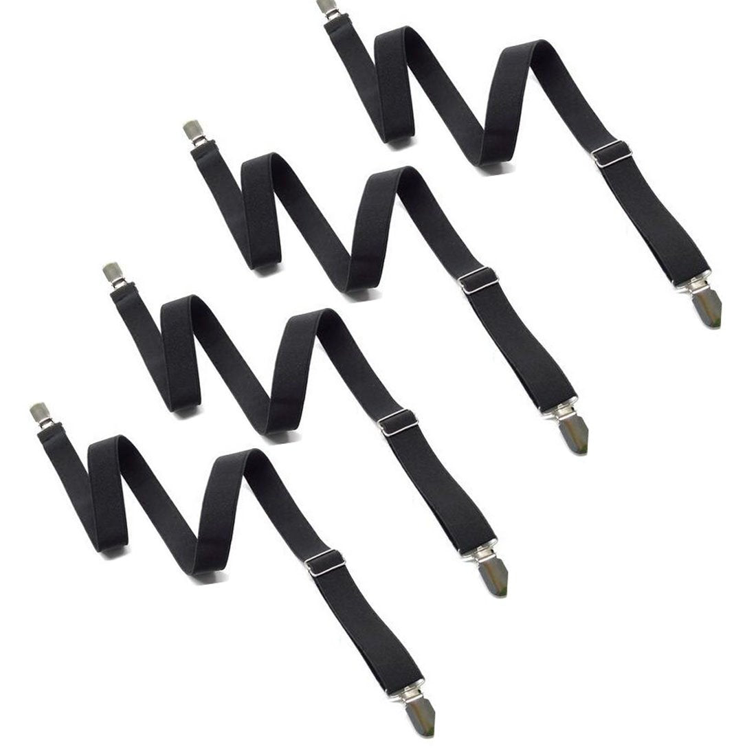 Glield Extend 20' To 78' Adjustable 4-Piece Under Sofa, Mattress, Bed Sheet Fastener, Long Strap Clip Bands Bdj01