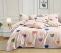 Ab Home Decor SuperSoft MicrofiberNewAc Heart Printed Comforter Double Bed Ii Blanket/Dohar/Duvet For All Weather/SeasonsGl