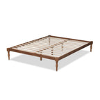Baxton Studio Iseline Platform Bed Frame, Queen, Ash Walnut (156-9472-HiT)