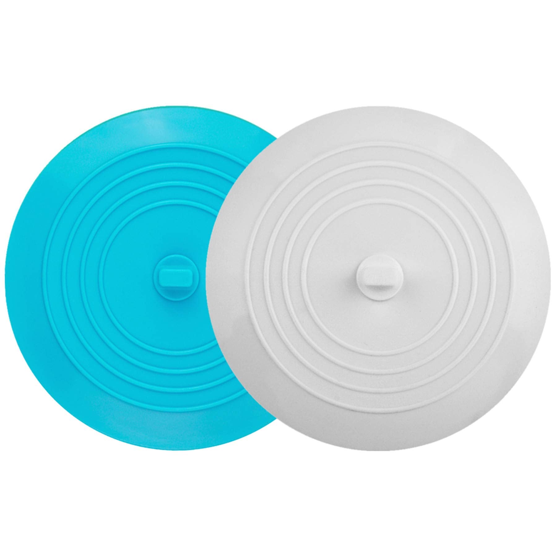 tifanso (2 Pack) Silicone Tub Stopper Recyclable Bathtub Drain Stopper Upgraded Drain Plug Cover for Bathrooms and Laundries Kit