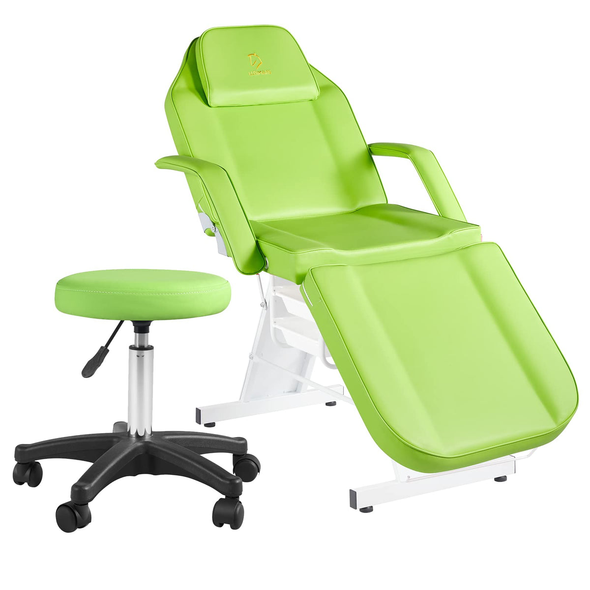 LUXMARS Facial Chair Tattoo Chair Massage Table 73 Inch Spa Salon Facial Bed Adjustable Spa Bed Professional Facial Beauty Spa S