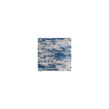 Safavieh Berber Shag Collection 6'7'' Square Beige/Blue BER219B Modern Abstract Non-Shedding Living Room Dining Bedroom 1.2-inch