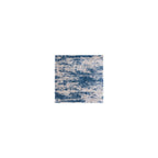 Safavieh Berber Shag Collection 6'7'' Square Beige/Blue BER219B Modern Abstract Non-Shedding Living Room Dining Bedroom 1.2-inch