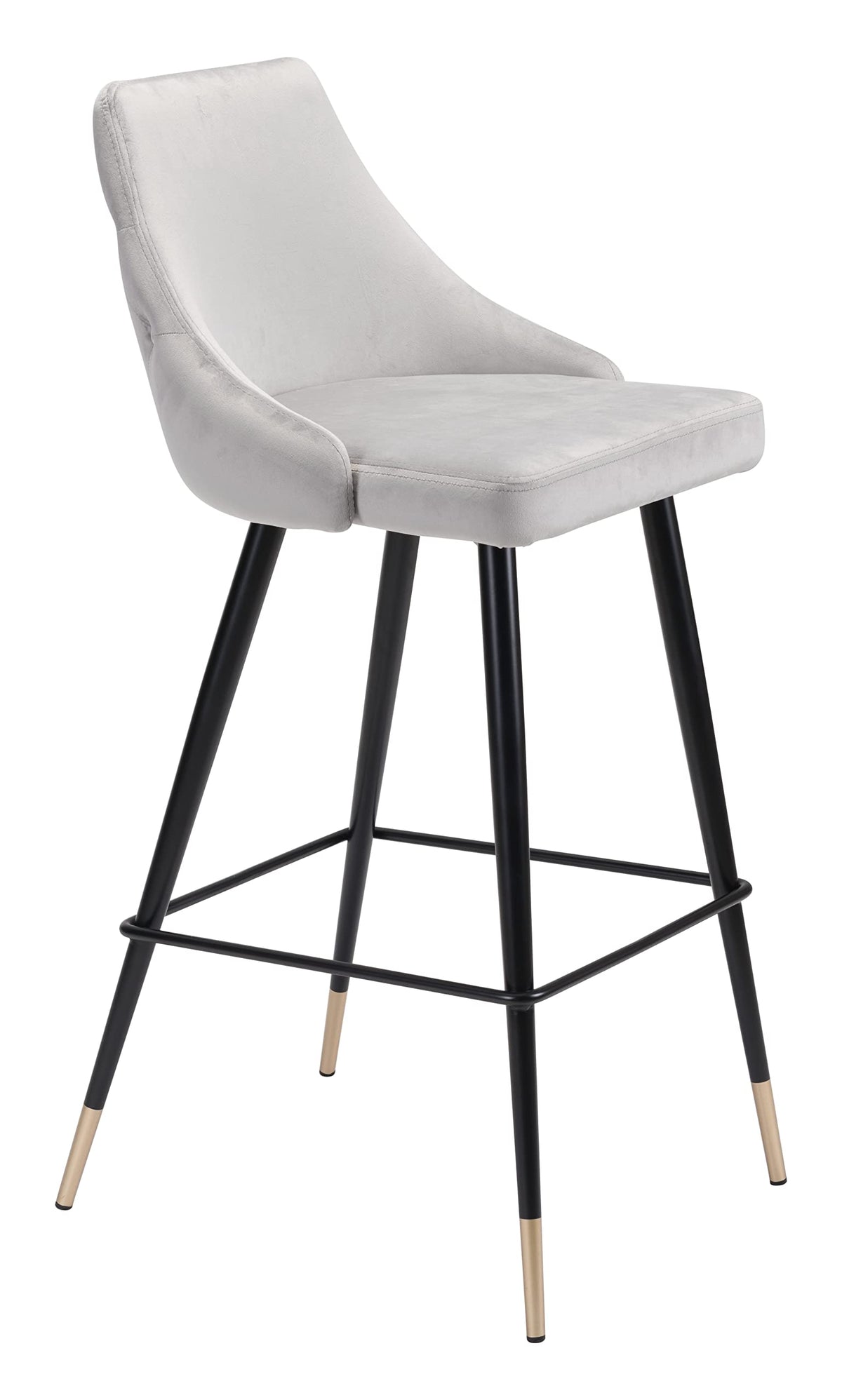 Zuo Piccolo Barstool Gray