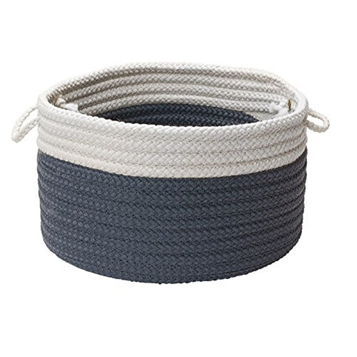 Dipped Indoor/Outdoor Baskets Colonial Mills, 14 By 10-Inch, Lake Blue