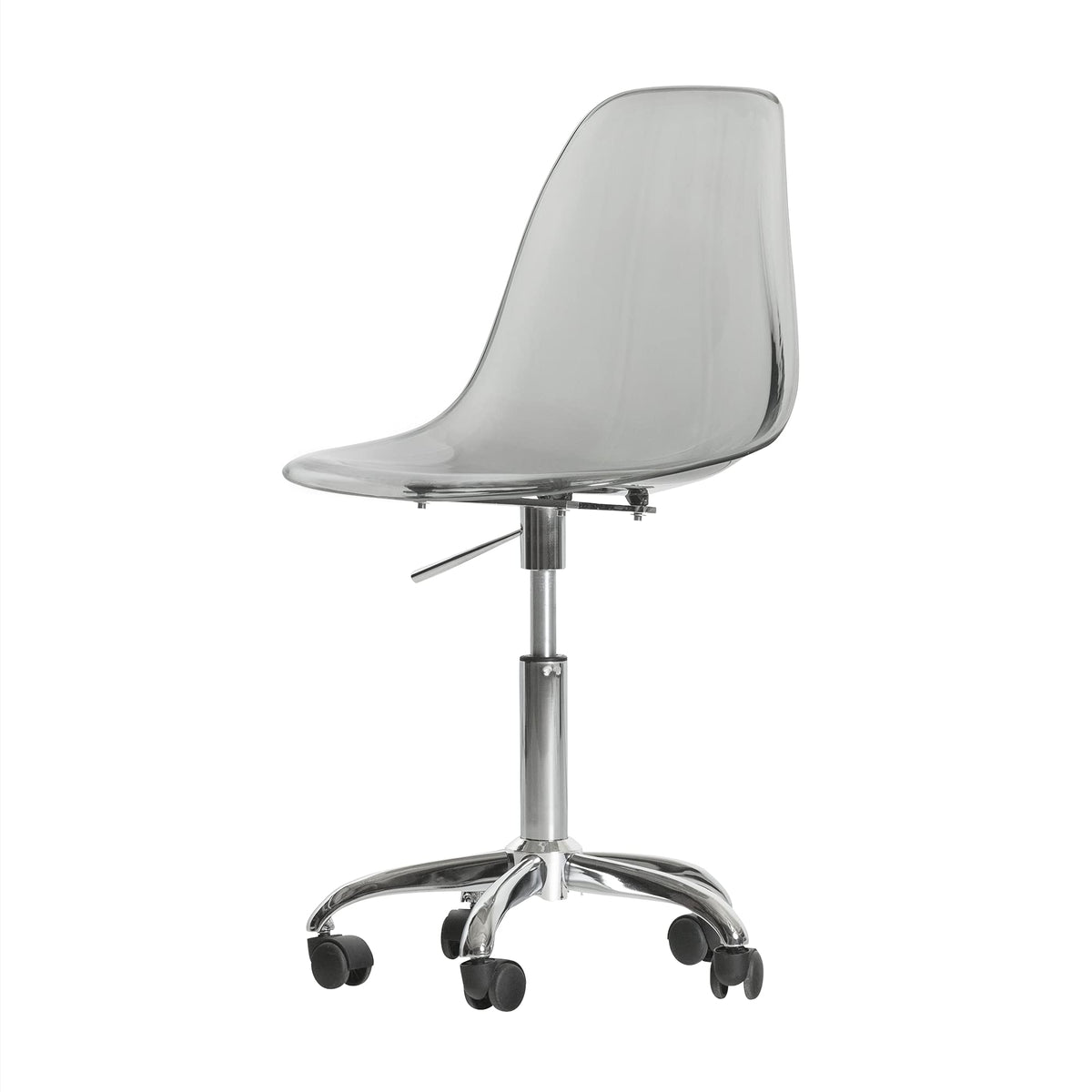 South Shore Annexe Acrylic Office Chair With Wheels, Gray