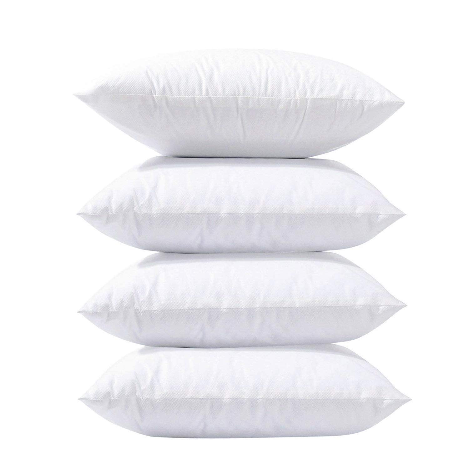 Phantoscope Pillow Inserts, Hypoallergenic 100% Virgin Fiber Square Form Microfiber Throw Pillow Inserts, Couch Bed Pillows, 20X