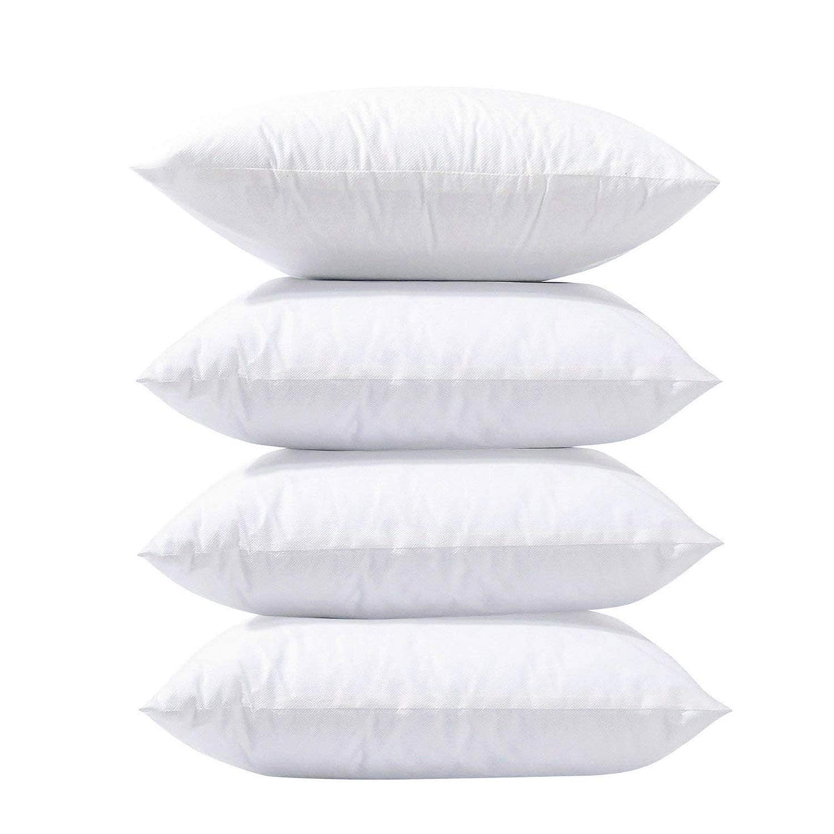 Phantoscope Pillow Inserts, Hypoallergenic 100% Virgin Fiber Square Form Microfiber Throw Pillow Inserts, Couch Bed Pillows 45X4