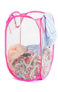 Kuber Industries Nylon Mesh Laundry Basket,30Ltr (Multi)CTKTC21479