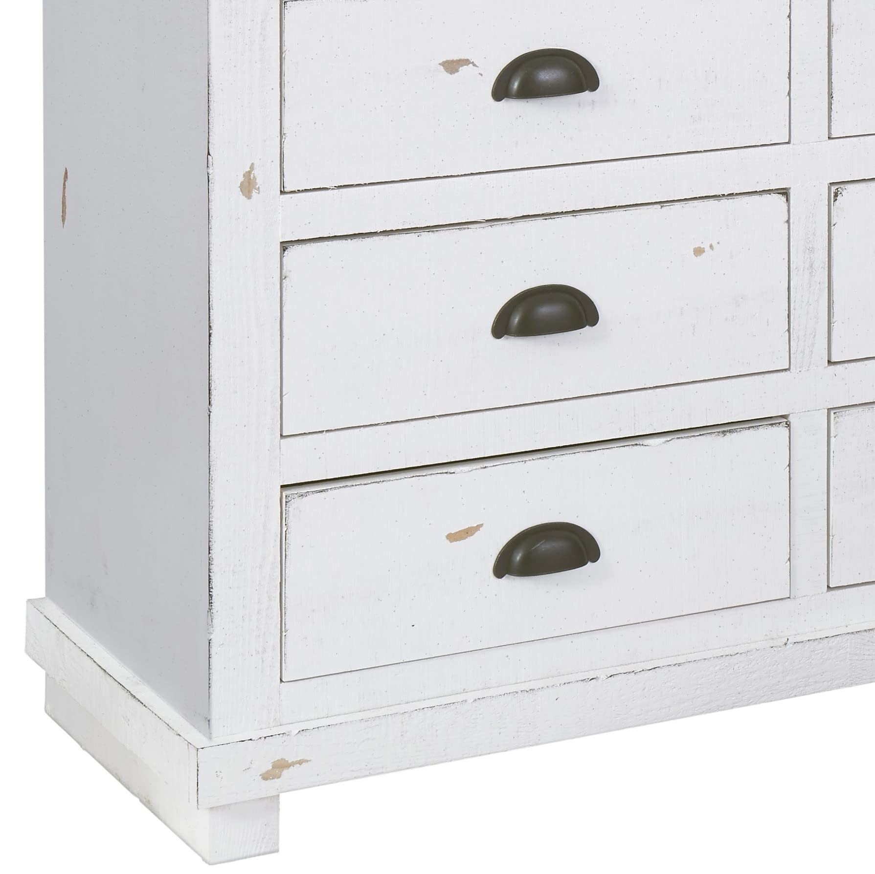 Progressive Furniture Willow Media Chest, Distressed White