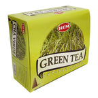 Green Tea Incense Cones And Cone Incense Burner Bundle Insence Insense Hem Incense