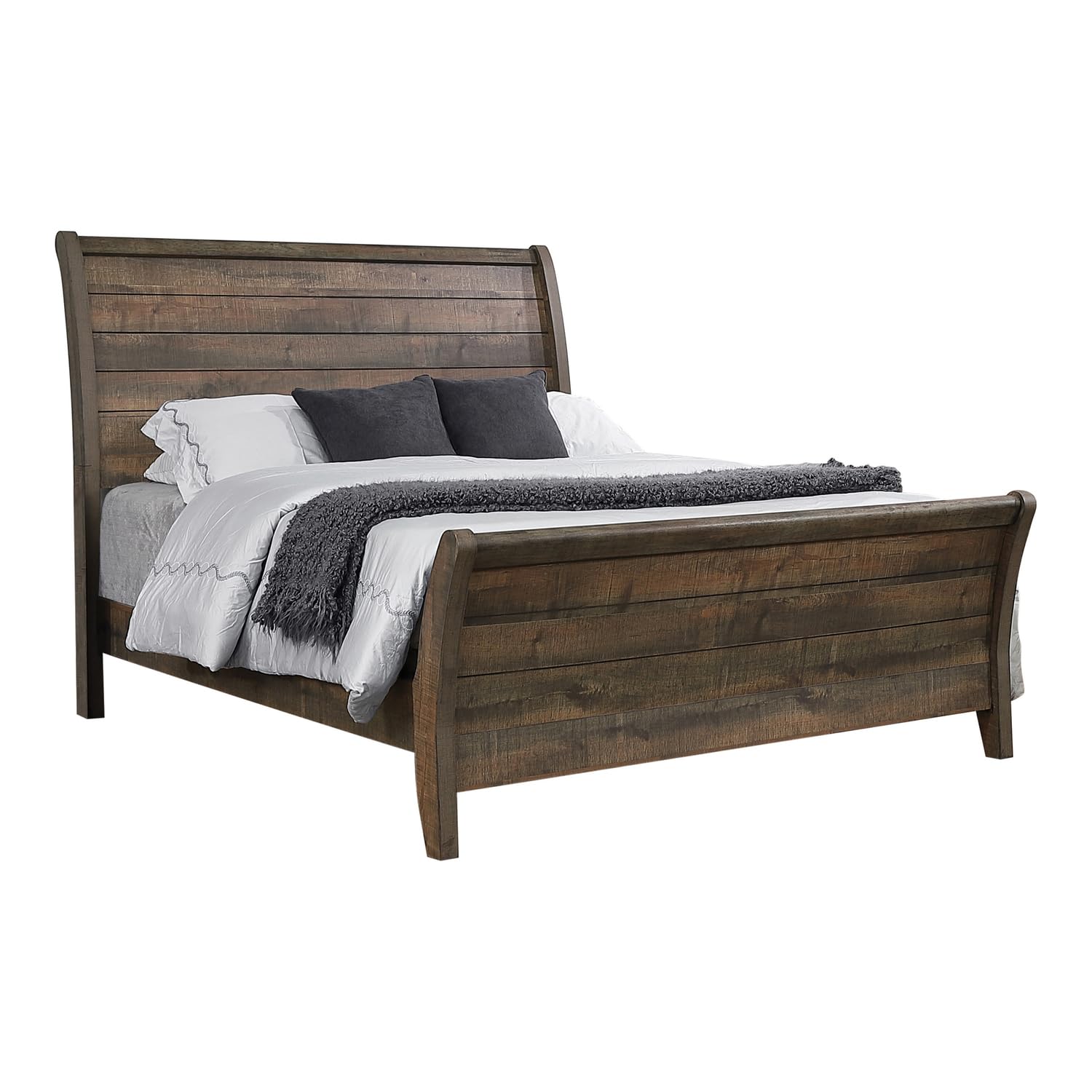 Coaster Frederick Queen Bed, Weathered Oak