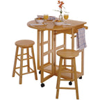 Winsome Trading, Inc. 89332 Burnett Kitchen, Round, Natural