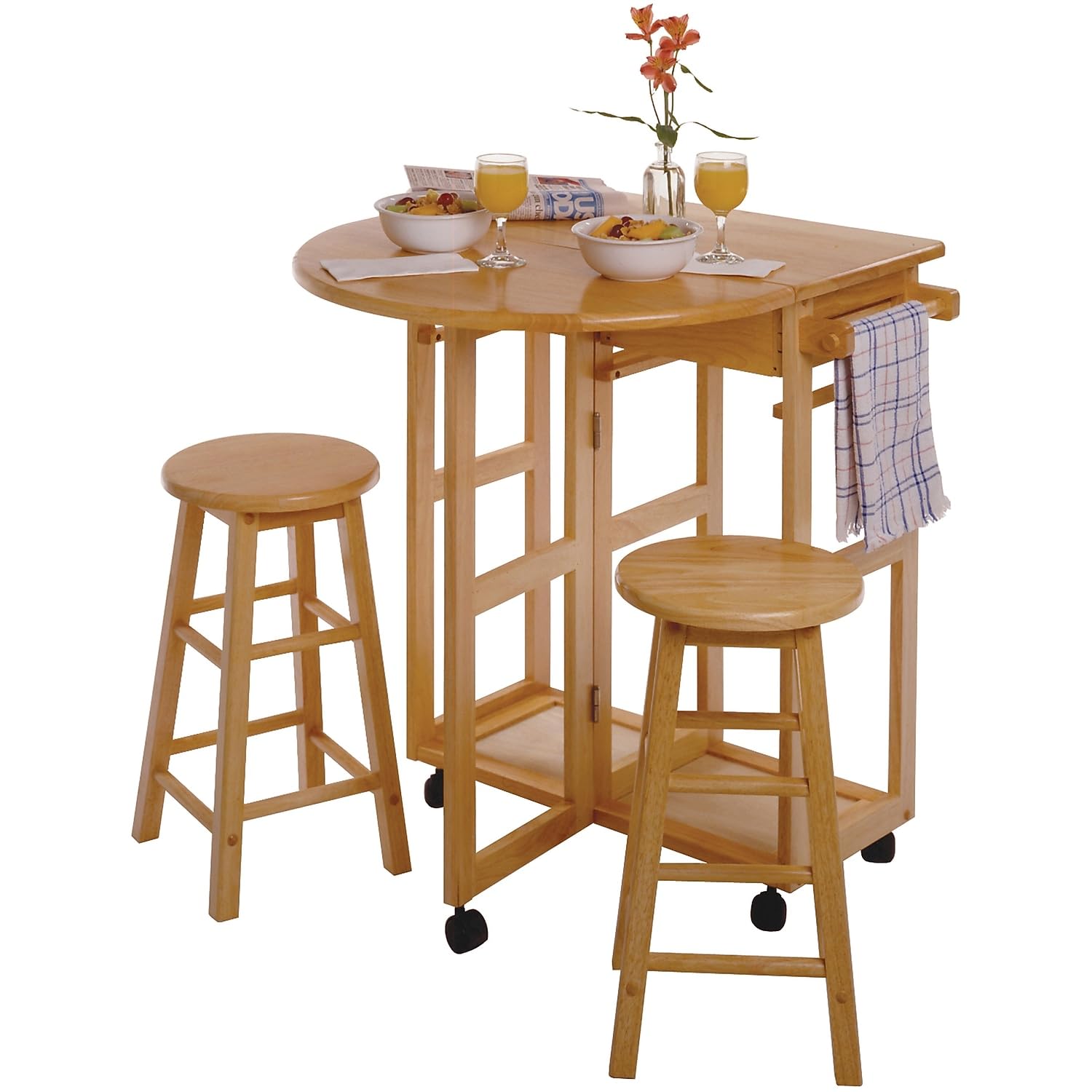 Winsome Trading, Inc. 89332 Burnett Kitchen, Round, Natural