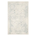 SAFAVIEH Adirondack Collection Area Rug - 6 x 9, Ivory & Slate, Oriental Distressed Design, Non-Shedding & Easy Care, Ideal fo