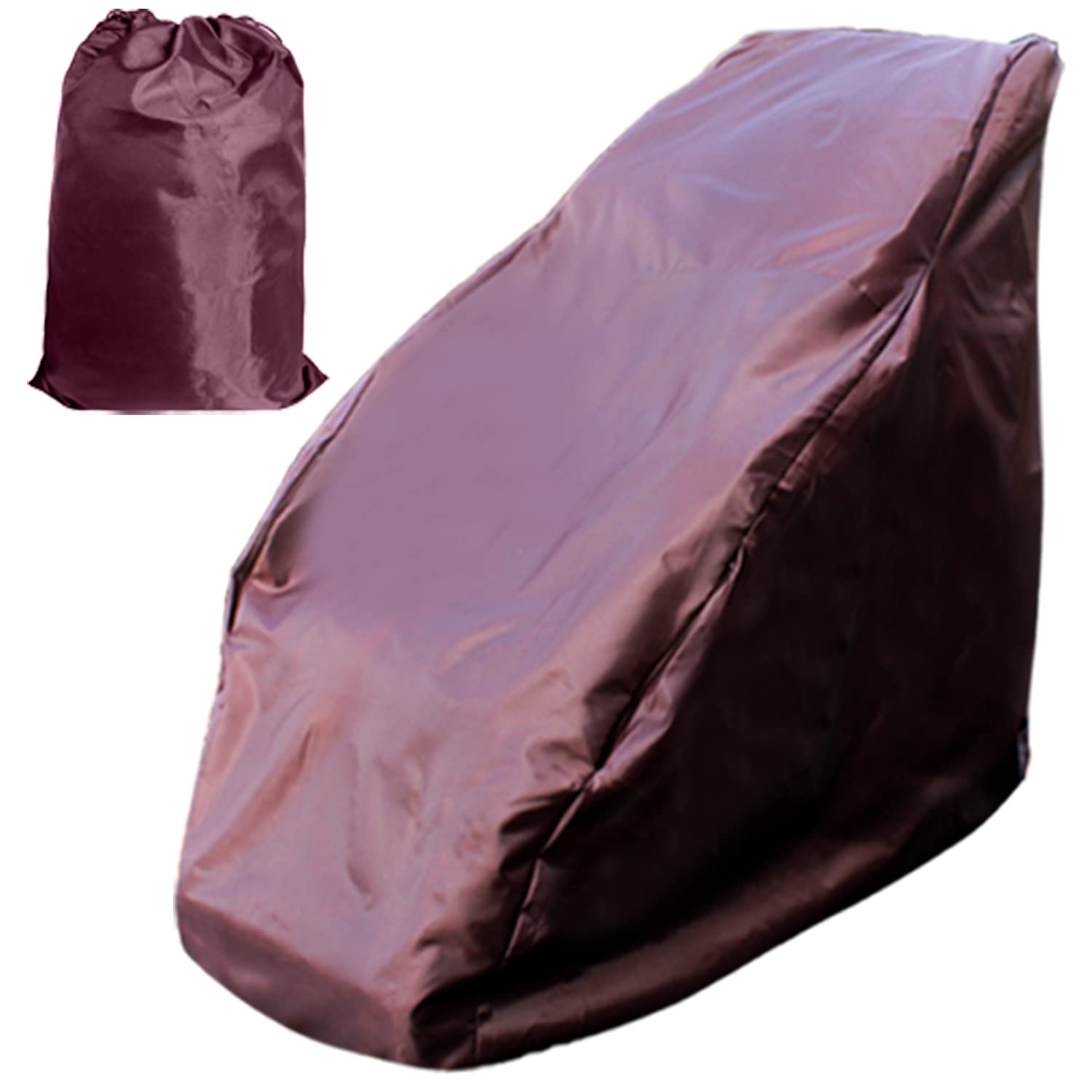 Massage Chair Cover Protector Fitted,Full Body Shiatsu Single Recliner Chair Waterproof Dustproof Cover, Beige Sofa Covers With