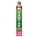 Elf Santas Coming I Know Him! Vertical Leaner Wood Wall Decor - Large Buddy the Elf Sign for Christmas Decorating