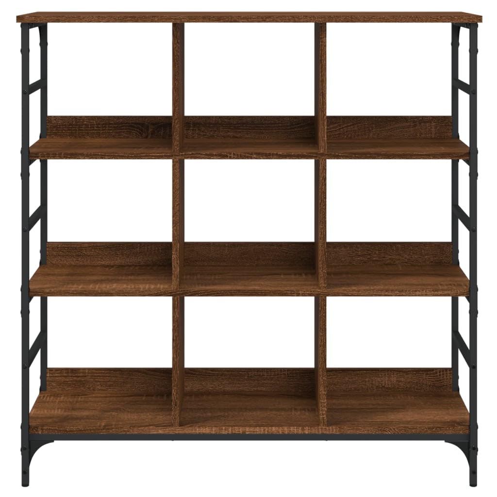 vidaXL Brown Oak Sideboard - Engineered Wood Construction, Ample Storage, Adjustable Feet for Stability, Ideal for Living Room or Bedroom