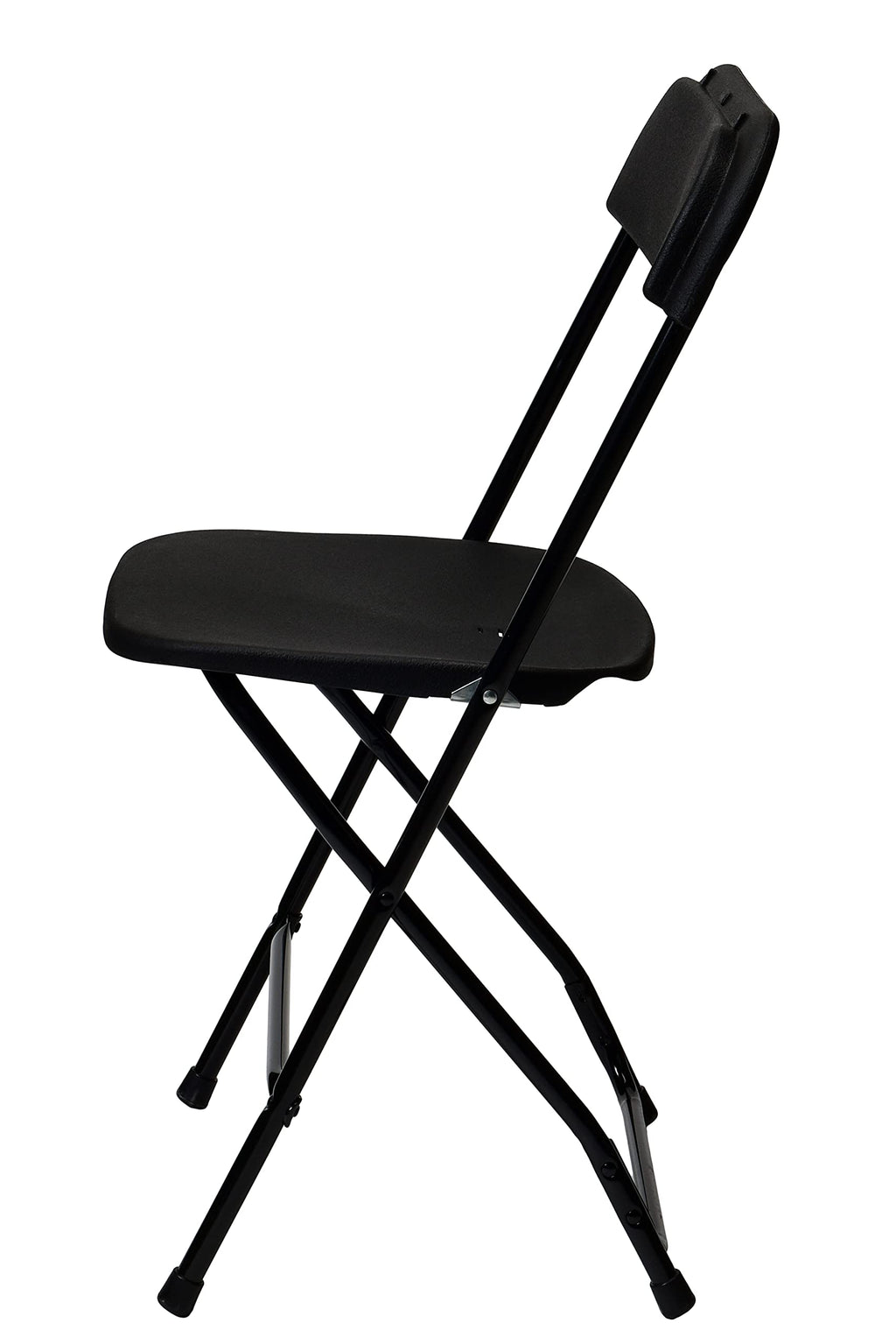Commercial Seating Products Poly Folding Chairs, Black