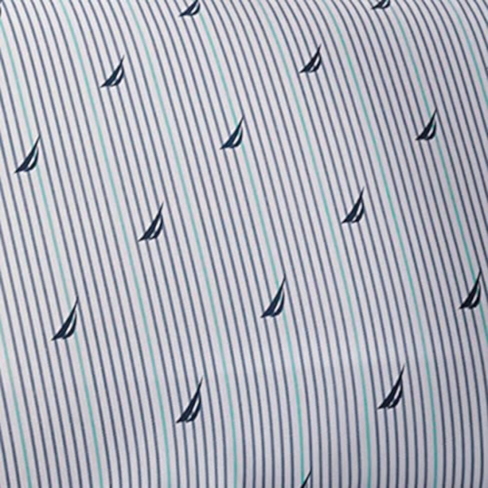 Nautica - Twin Xl Sheet Set, Cotton Percale Bedding Set, Crisp & Cool, Stylish Home Decor & Dorm Room Essentials (Audley Blue, Twin Xl)