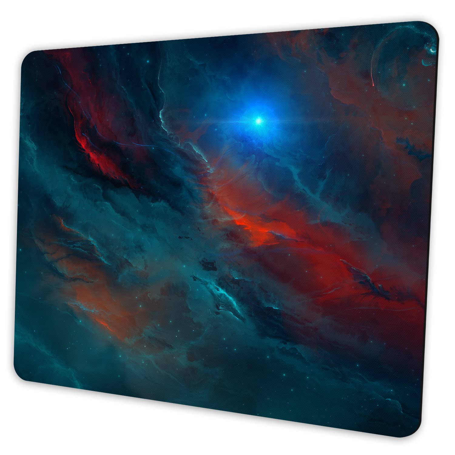 Shalysong Galaxy Mouse Pad Personalized Design, Non-Slip Surface, Rubber Base, Small Office Desk Pad For Computers And Laptops