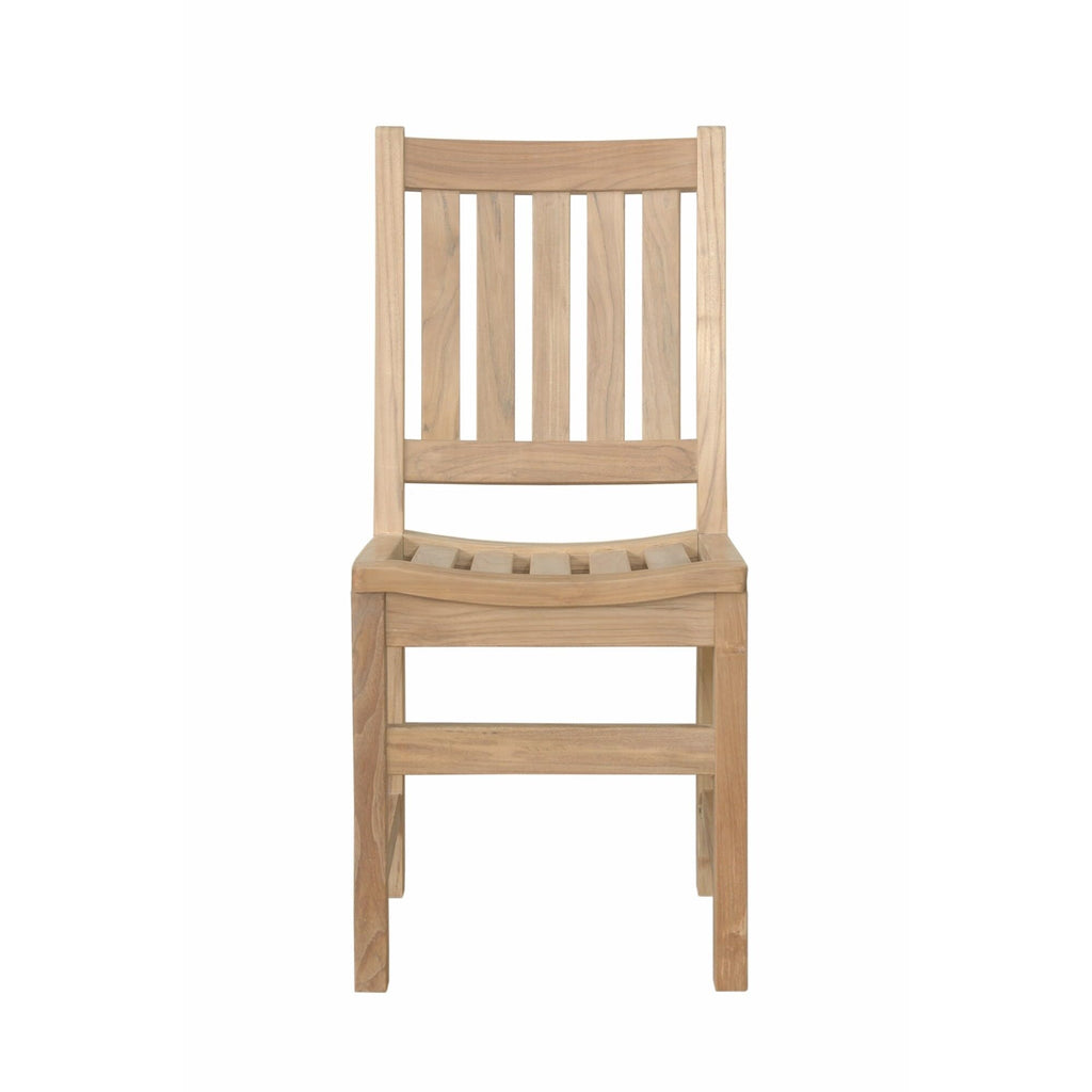 Anderson Teak CHD-091-No Cushion Sonoma Dining Chair, Natural Finish Well Sanded