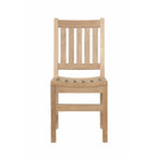Anderson Teak CHD-091-No Cushion Sonoma Dining Chair, Natural Finish Well Sanded