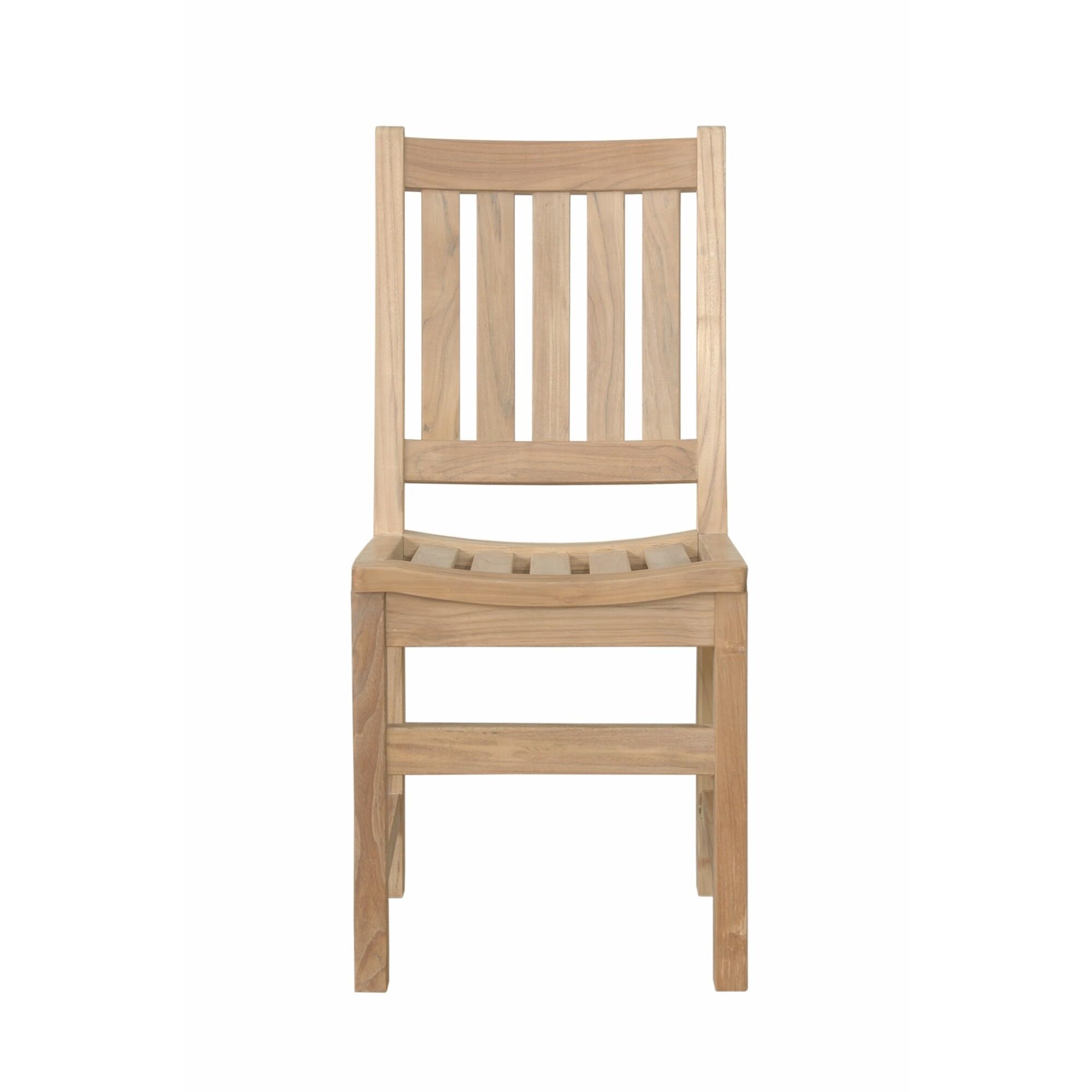 Anderson Teak CHD-091-No Cushion Sonoma Dining Chair, Natural Finish Well Sanded