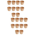 DOITOOL 20PCS Mini Woven Baskets for Treats and Decor, Mini Woven Baskets without Handles for Party Favors Crafts Decor (7.5x7.5