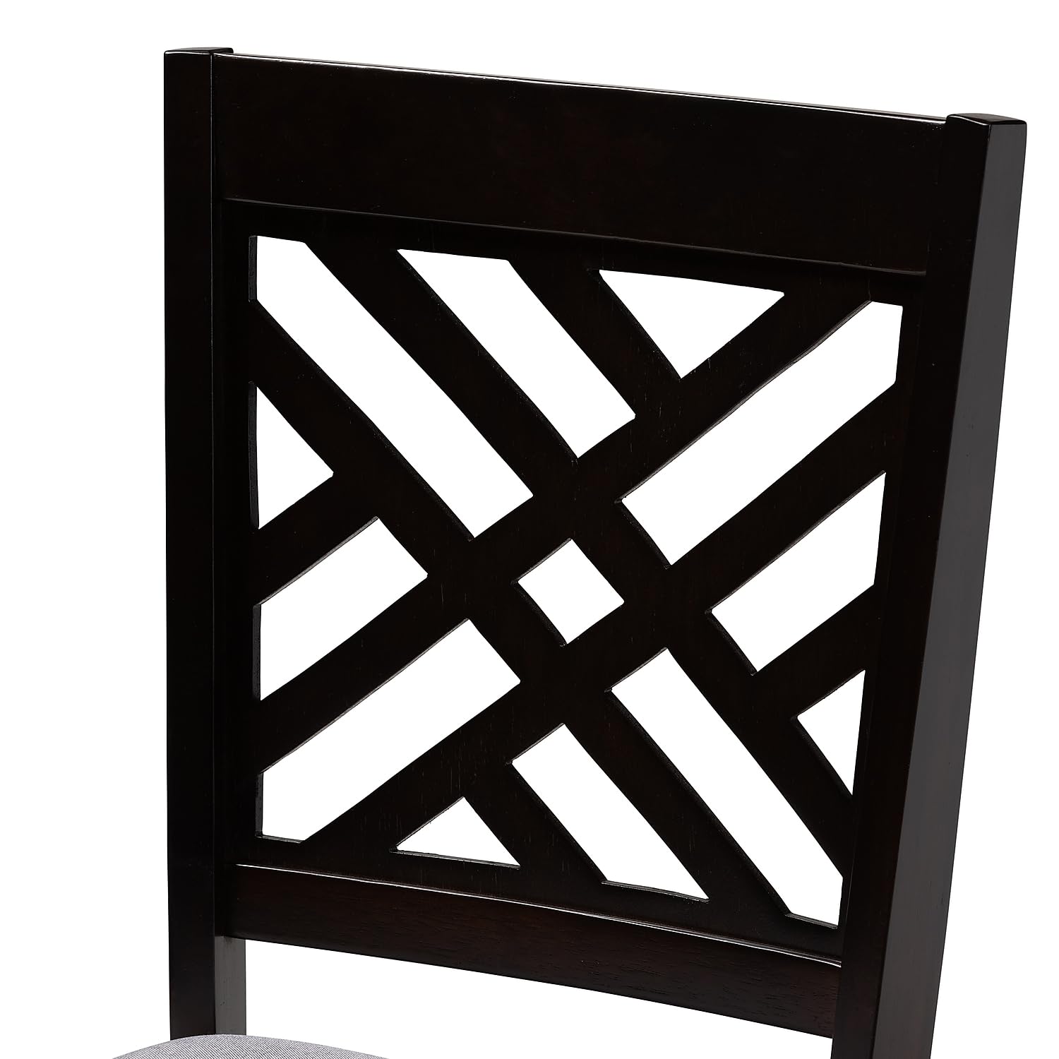 Baxton Studio Caron Fabric Dining Chair - Thumbnail 3