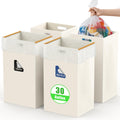 4 Pack Disposable Trash Cans for Parties, 30 Gallon Collapsible Trash Can