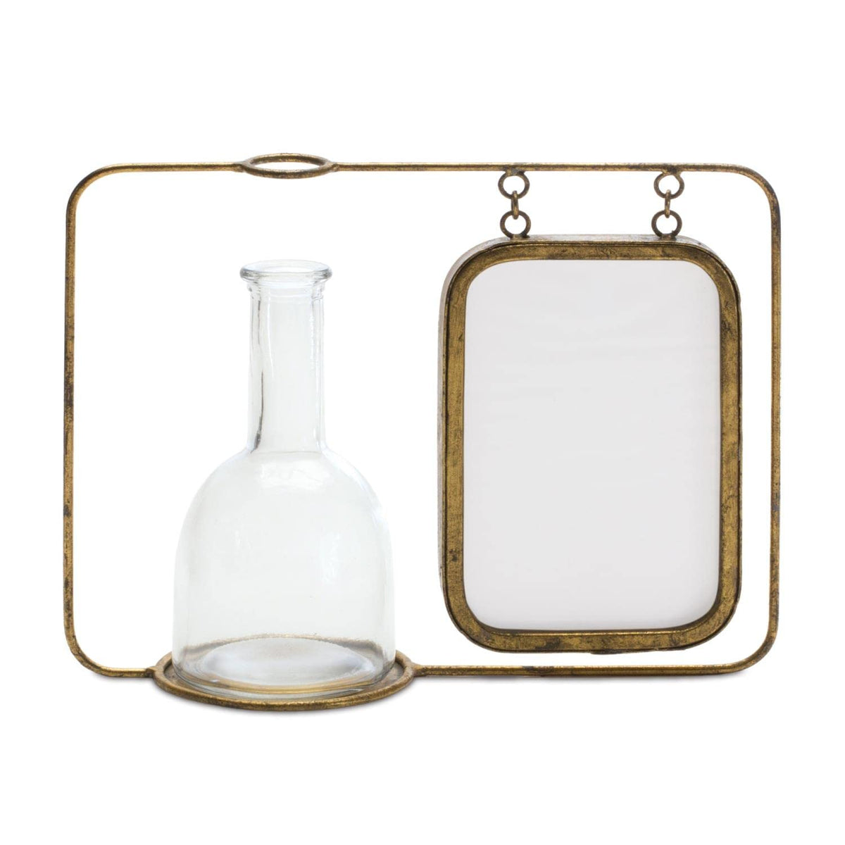 Hanging Picture Frame w/ Vase (5x7 Photo)