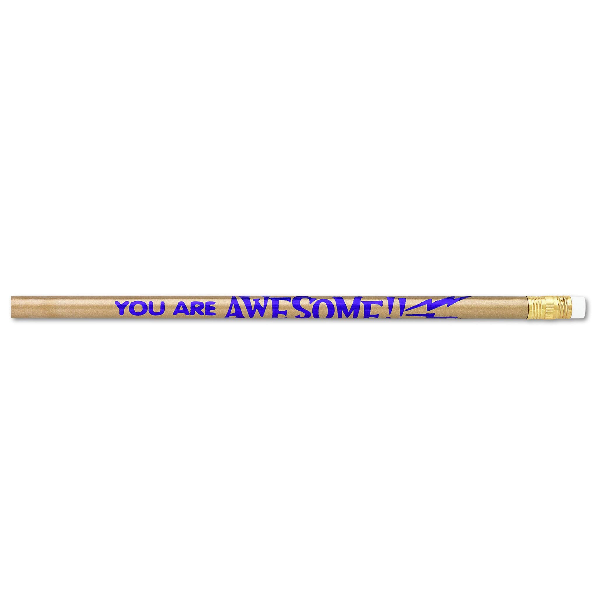 J.R. Moon Pencil Jrm7928B You Are Awesome! Pencils , 0.5' Height, 2.5' Wide, 8' Length (12 Count)