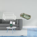 Trendivibe Fruit Vanity Tray For Breakfast And Cosmetic Storage In Cafe Cafeteria Food Serving Bathroom Tray