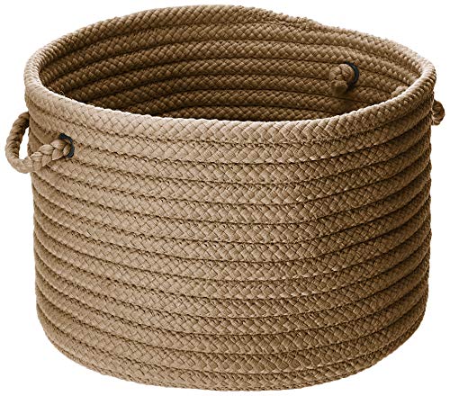 Colonial Mills Simply Home Solid Utility Basket, 24 By 14-Inch, Cafe Tostado