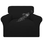 Easy-Going 100% Waterproof Chair Couch Cover, Dual Waterproof Sofa Cover, Stretch Jacquard Sofa Slipcover, Leakproof Furniture Protector For Kids, Pets, Dog And Cat (Chair, Black)