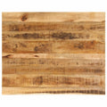 vidaXL Table Top 43.3inchx31.5inchx1.5inch Live Edge Solid Wood Rough Mango