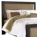 Progressive Furniture Willow Pine Upholstered Headboard, 64' X 4' X 55'/Queen, Distressed Black