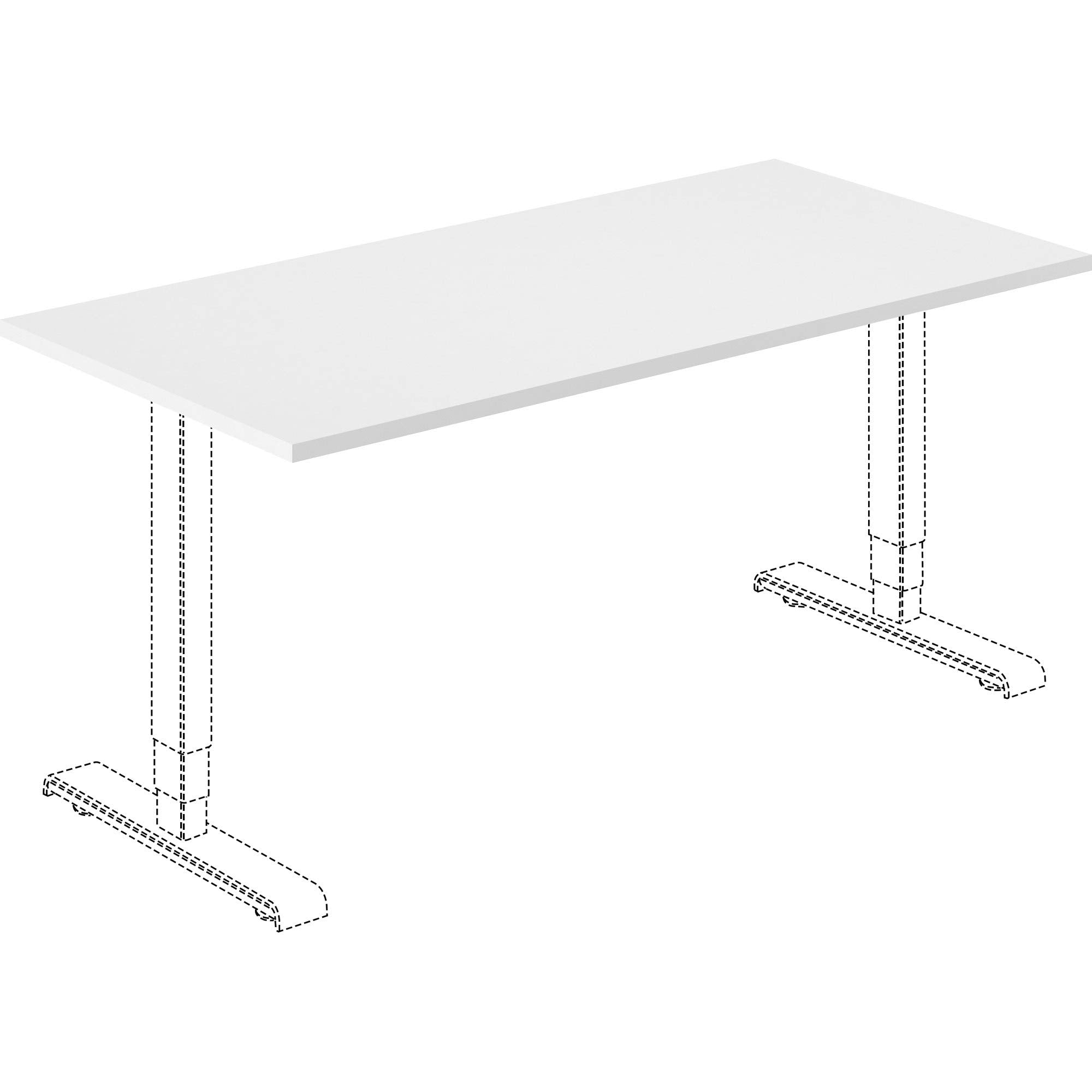 Lorell, LLR62557, Width-Adjustable Training Table Top, 1 Each
