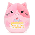 Dalycro 12 Inch Cat Plush Pillow, Cute Stuffed Animal for Women