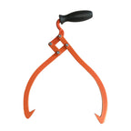 Aruza Log Tongs Logging Skidding Tongs Non-Slip Grip- Log Lifting,Handling,Dragging And Carrying Tool,16 Inch