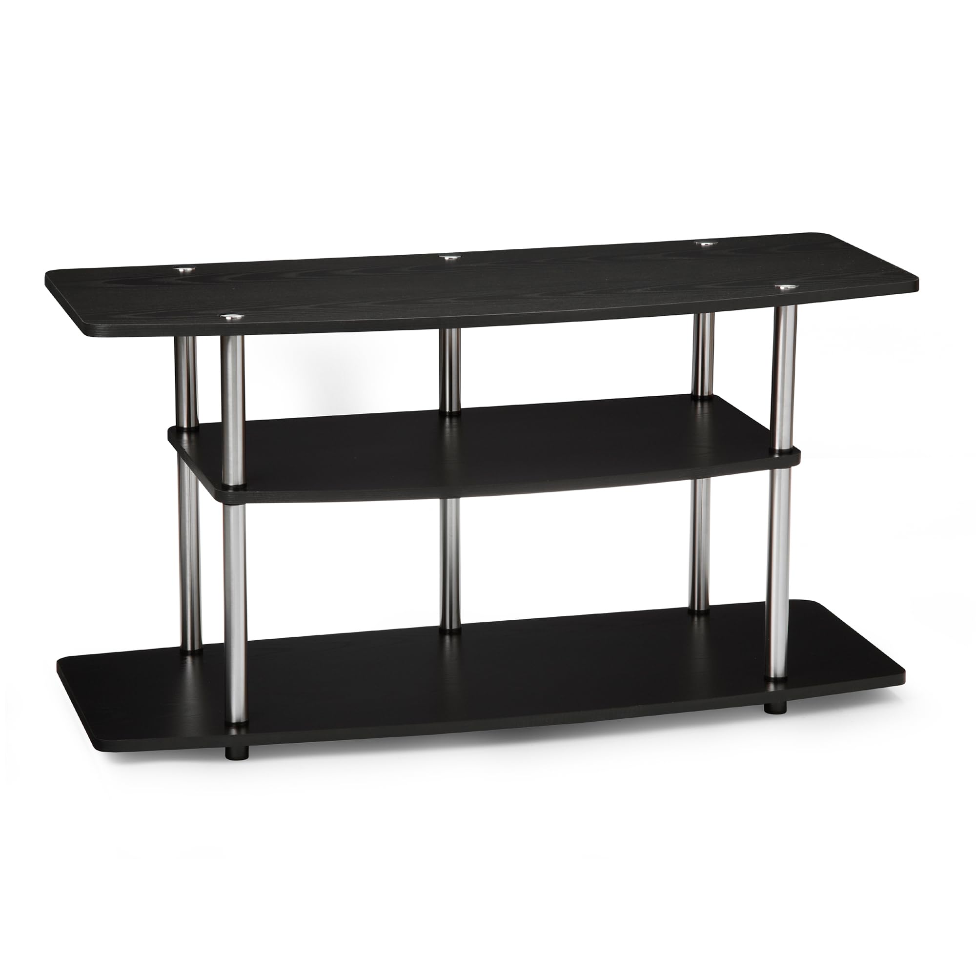 Convenience Concepts Designs2Go No Tools 46 inch 3 Tier Wide TV Stand, Black