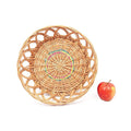 Avika Bamboo Cane Round Basket For Home, Kitchen & Festivel Gift Decoration