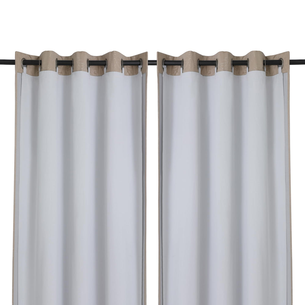 Chyhomenyc 2 Panels 100% Blackout Curtain Liners, 100% Darkening Blackout Liner for 63 Inch Curtains, Each 50'' Wx58 L, 2 Liners