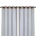 Chyhomenyc 2 Panels 100% Blackout Curtain Liners, 100% Darkening Blackout Liner for 63 Inch Curtains, Each 50'' Wx58 L, 2 Liners