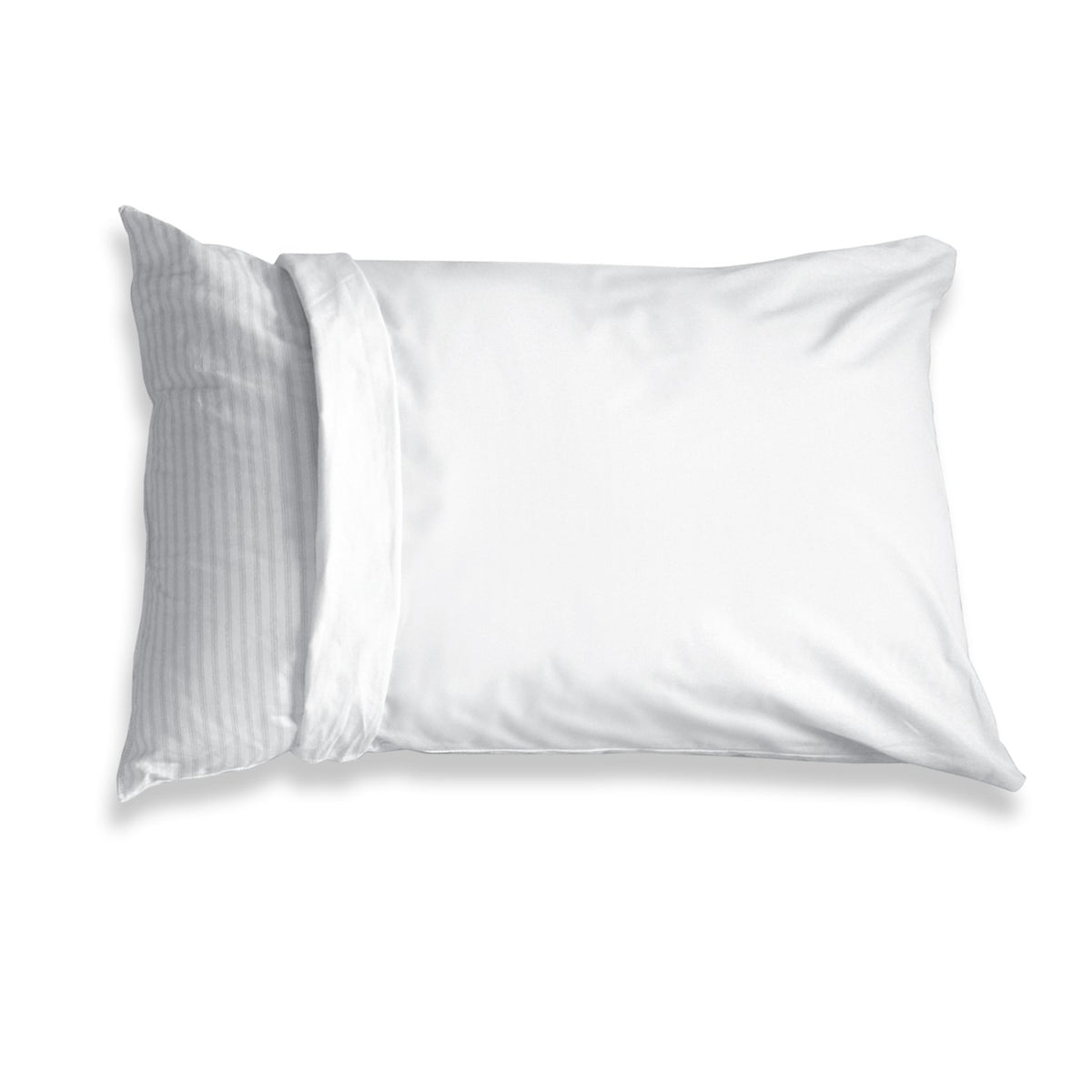 Levinsohn Fresh Ideas 100-Percent Cotton Teflon Coated Stain Resistant Pillow Protector, Standard, 2-Pack,White